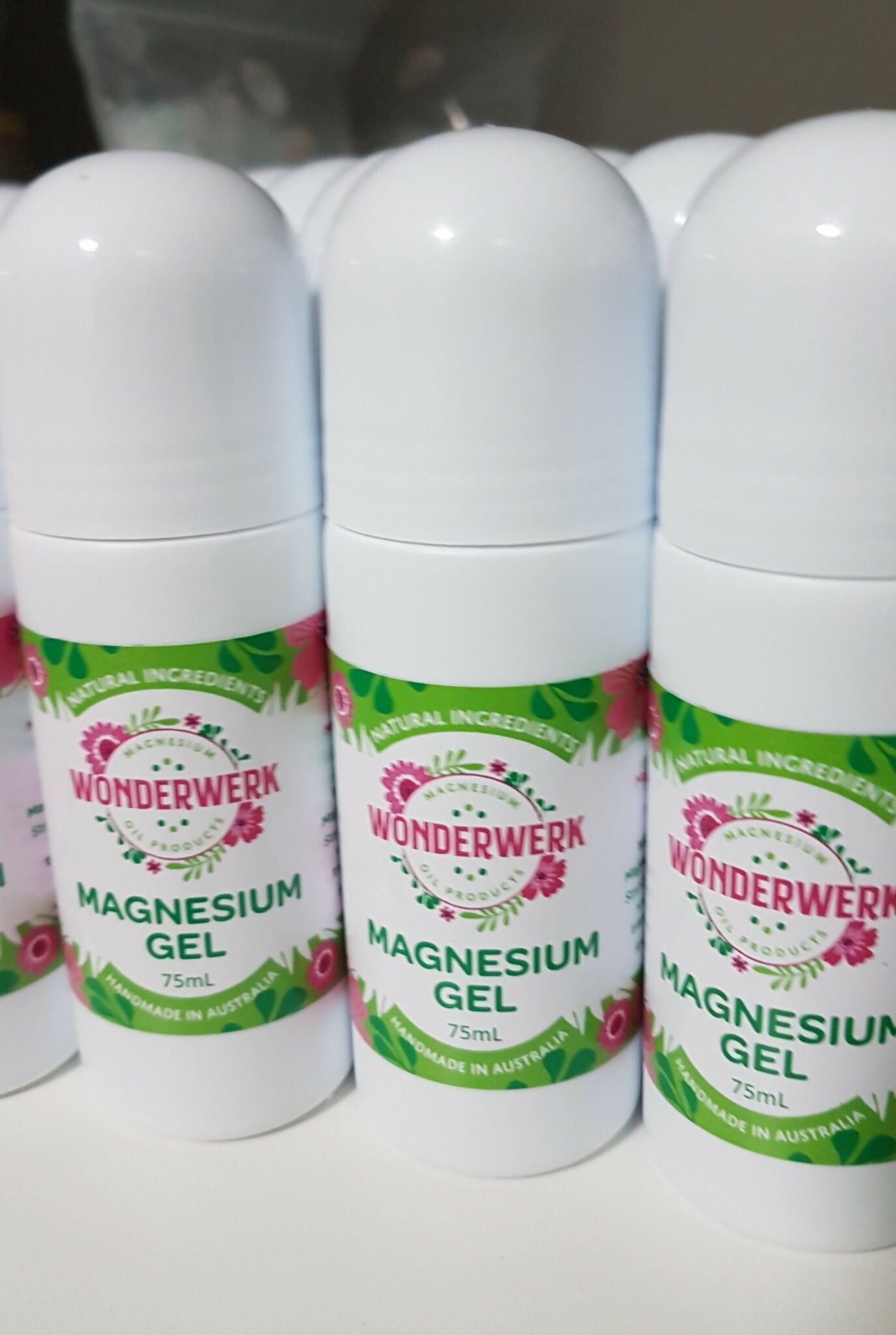 Wonderwerk Magnesium Gel Roll On 75ml product range