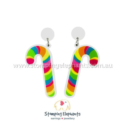 Traditional Christmas Dangle Earrings