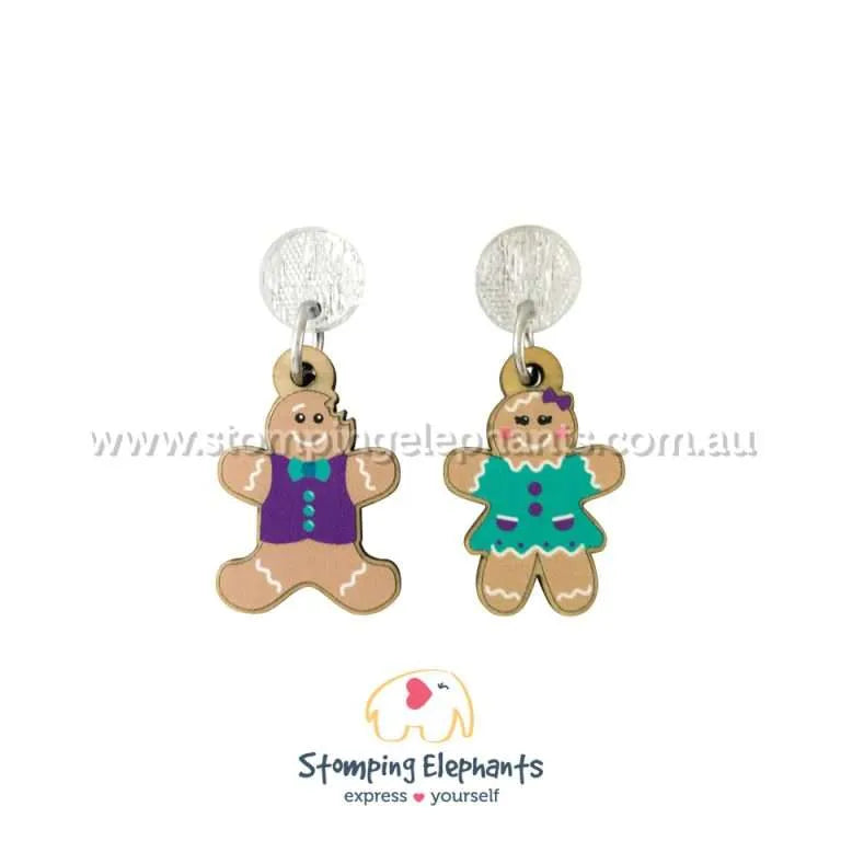 Traditional Christmas Dangle Earrings