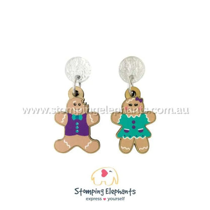 Traditional Christmas Dangle Earrings