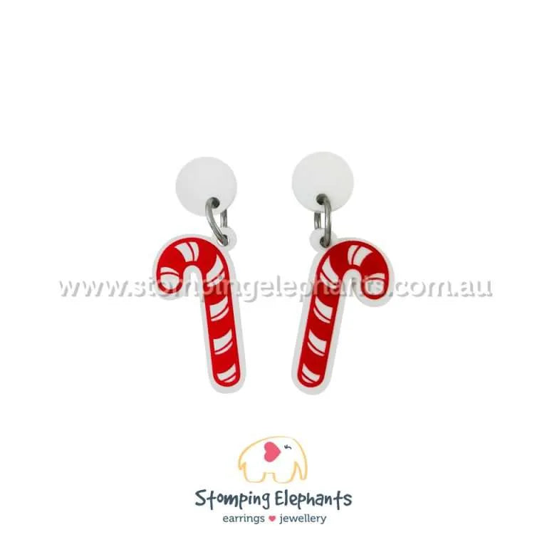 Traditional Christmas Dangle Earrings