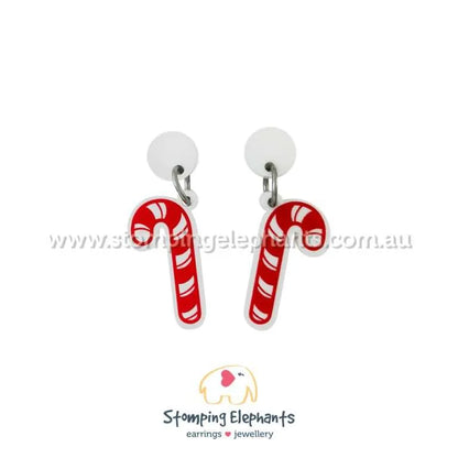 Traditional Christmas Dangle Earrings