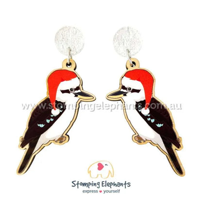 Aussie Christmas Dangle Earrings
