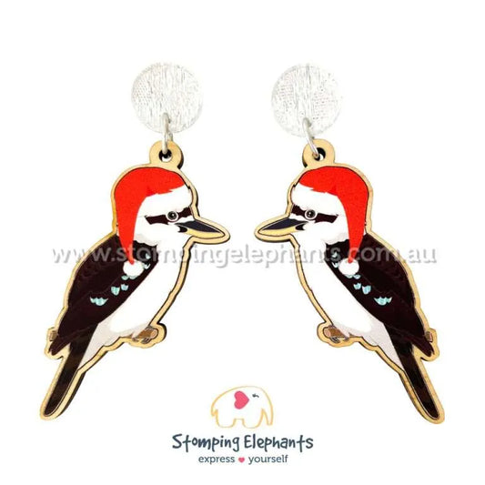 Aussie Christmas Dangle Earrings