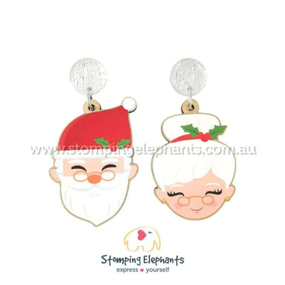 Traditional Christmas Dangle Earrings
