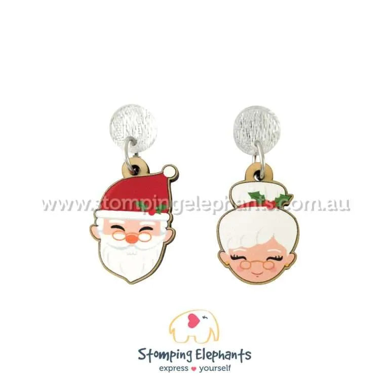 Traditional Christmas Dangle Earrings