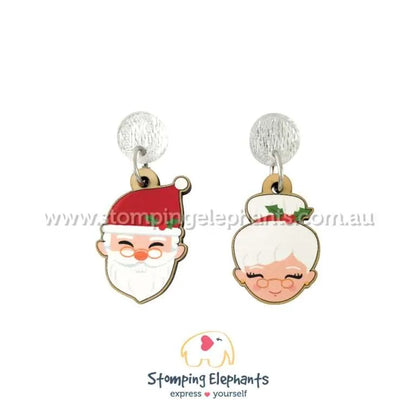 Traditional Christmas Dangle Earrings