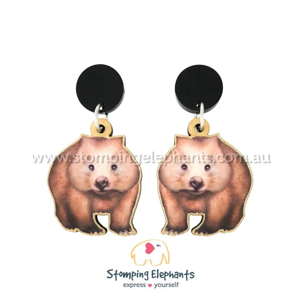 Native Australian Animal Dangle Earrings