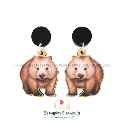 Native Australian Animal Dangle Earrings
