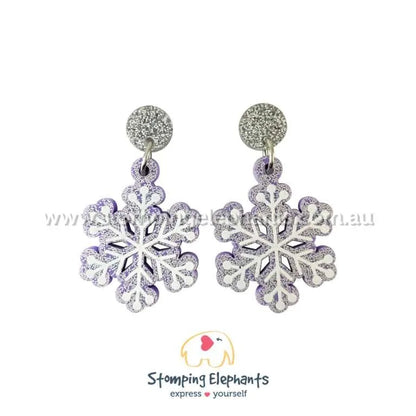 Snowflake Dangle Earrings