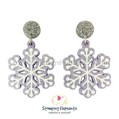 Snowflake Dangle Earrings