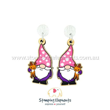 Traditional Christmas Dangle Earrings