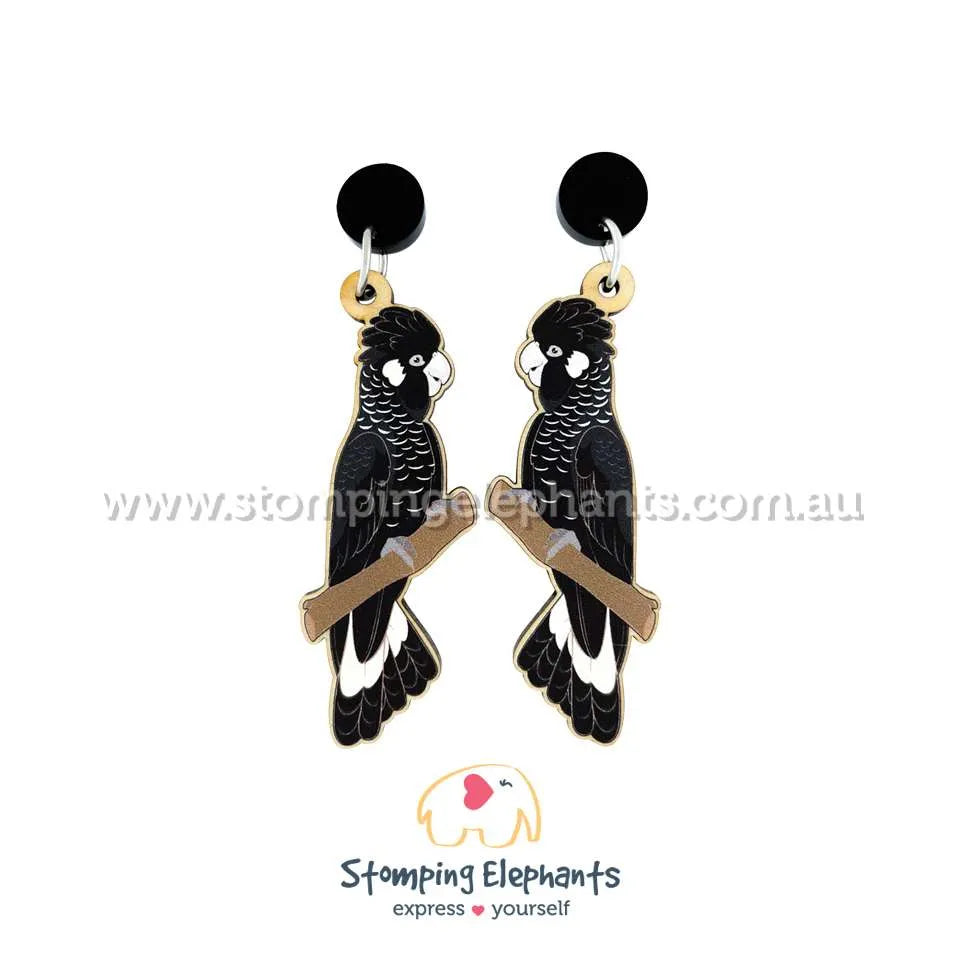 Native Australian Bird Dangle Earrings