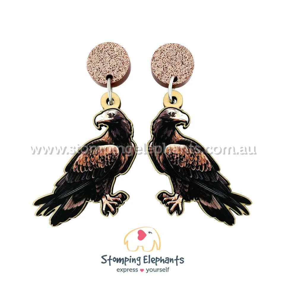 Native Australian Bird Dangle Earrings