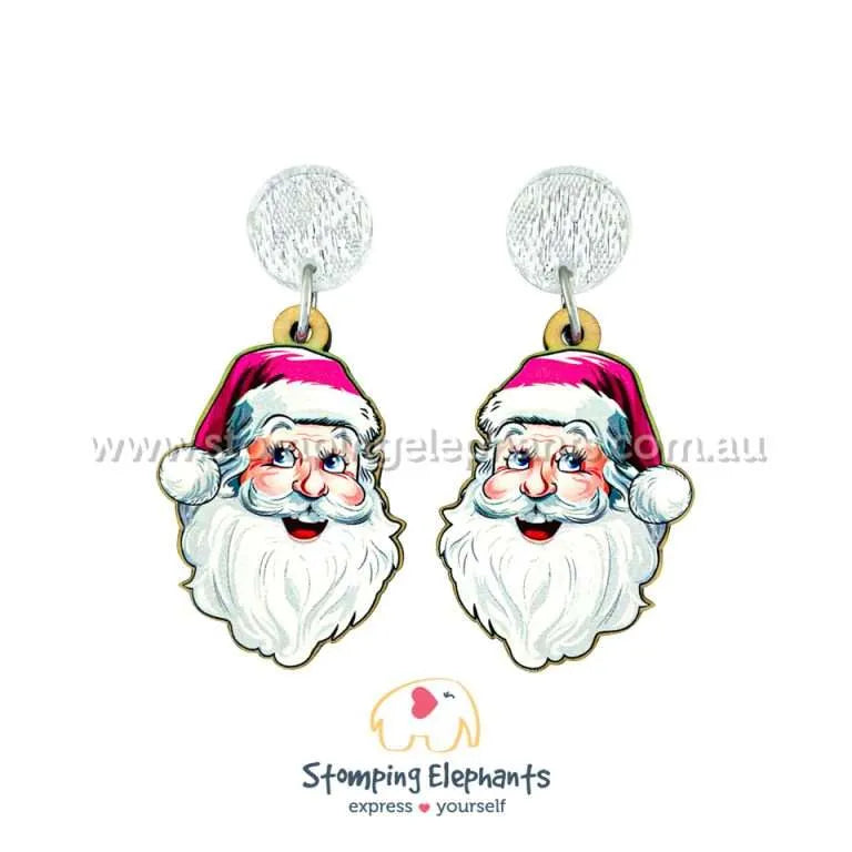 Traditional Christmas Dangle Earrings