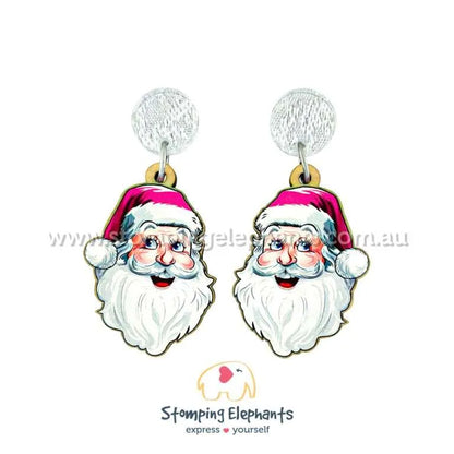 Traditional Christmas Dangle Earrings
