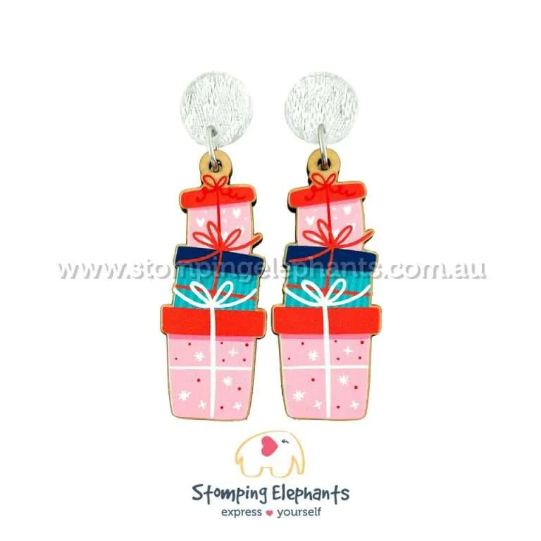 Aussie Christmas Dangle Earrings