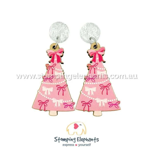 Christmas Tree Dangle Earrings
