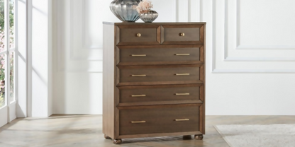 Grand Vue Collection timber tallboy detail by Flamingo Furniture