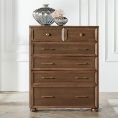 Grand Vue Collection timber tallboy chest of drawers by Flamingo Furniture