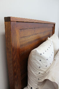 Dallas Collection timber bedhead detail by Flamingo Furniture