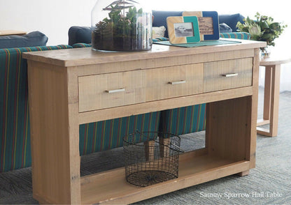 Australian made light timber hall table by Flamingo Furniture