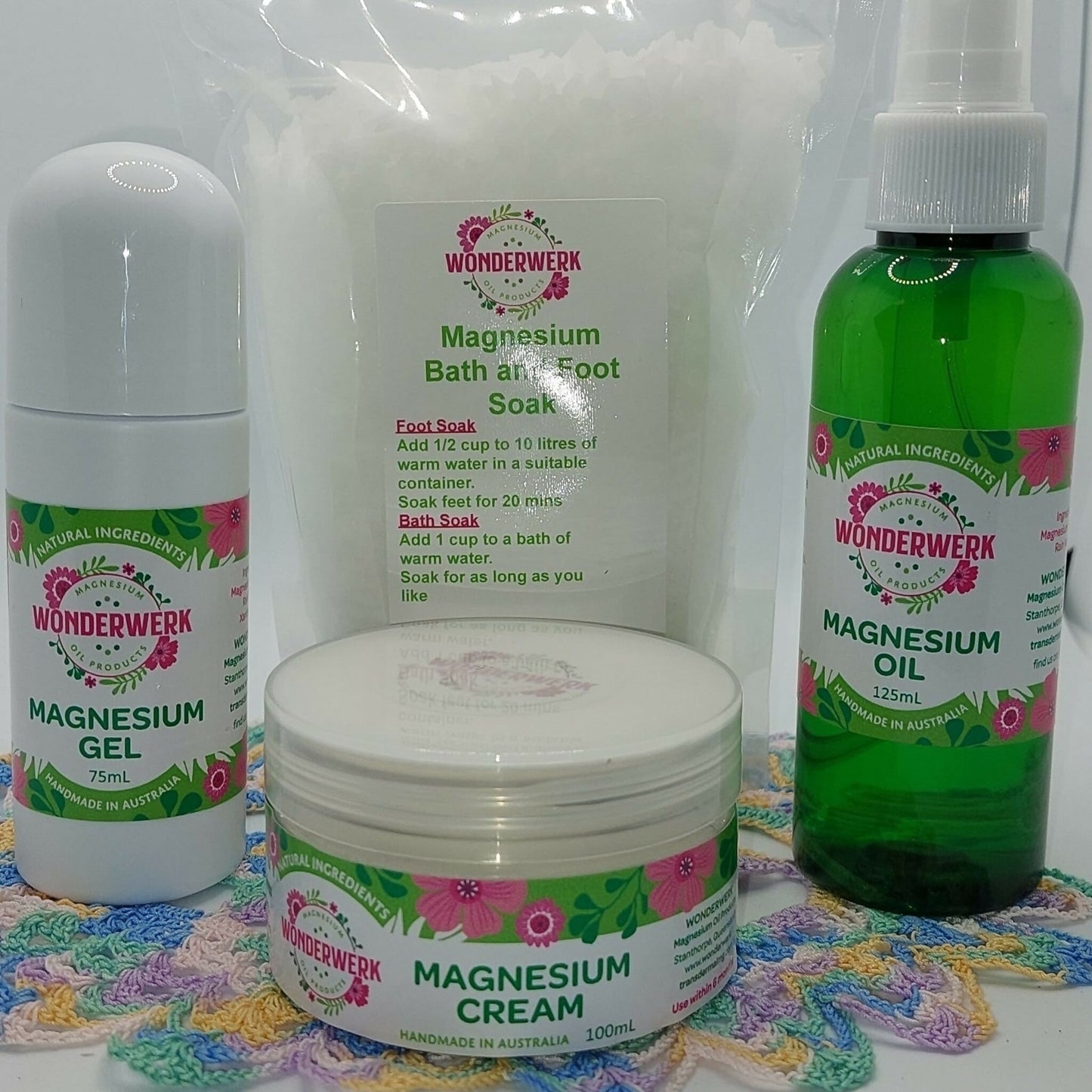 Wonderwerk Magnesium Gift Pack product range