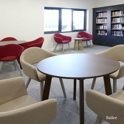 Australian made round dining table by Flamingo Furniture