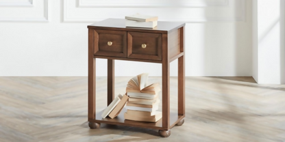 Grand Vue Collection timber bedside table by Flamingo Furniture