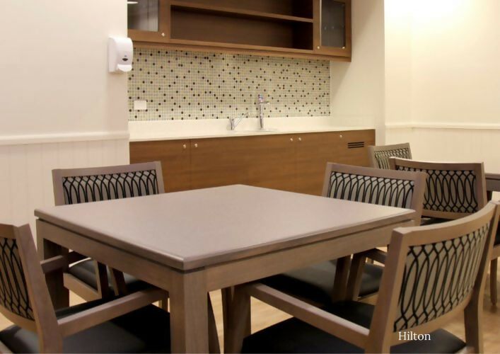 Australian made square timber dining table by Flamingo Furniture