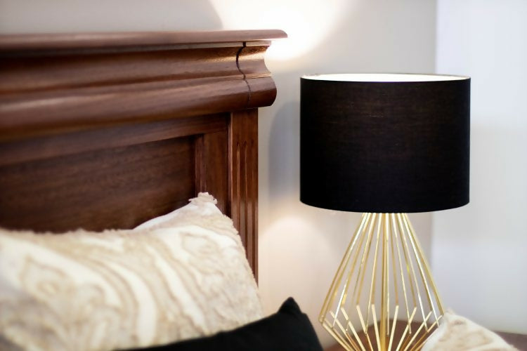 Elmslea Collection timber bedhead detail by Flamingo Furniture