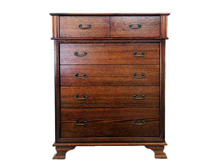 Emerson Collection timber tallboy chest of drawers by Flamingo Furniture