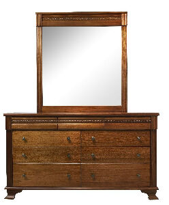Monet Collection timber dresser with mirror by Flamingo Furniture