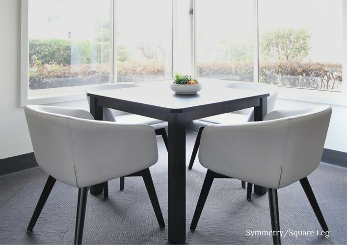 Australian made dining table beside window by Flamingo Furniture