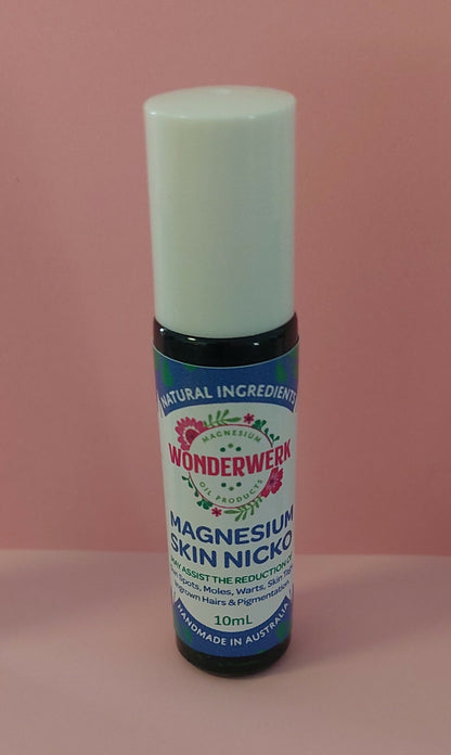 Wonderwerk Magnesium Skin Nicko 10ml roll-on bottle
