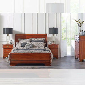 Emerson Collection bedroom suite with dresser by Flamingo Furniture