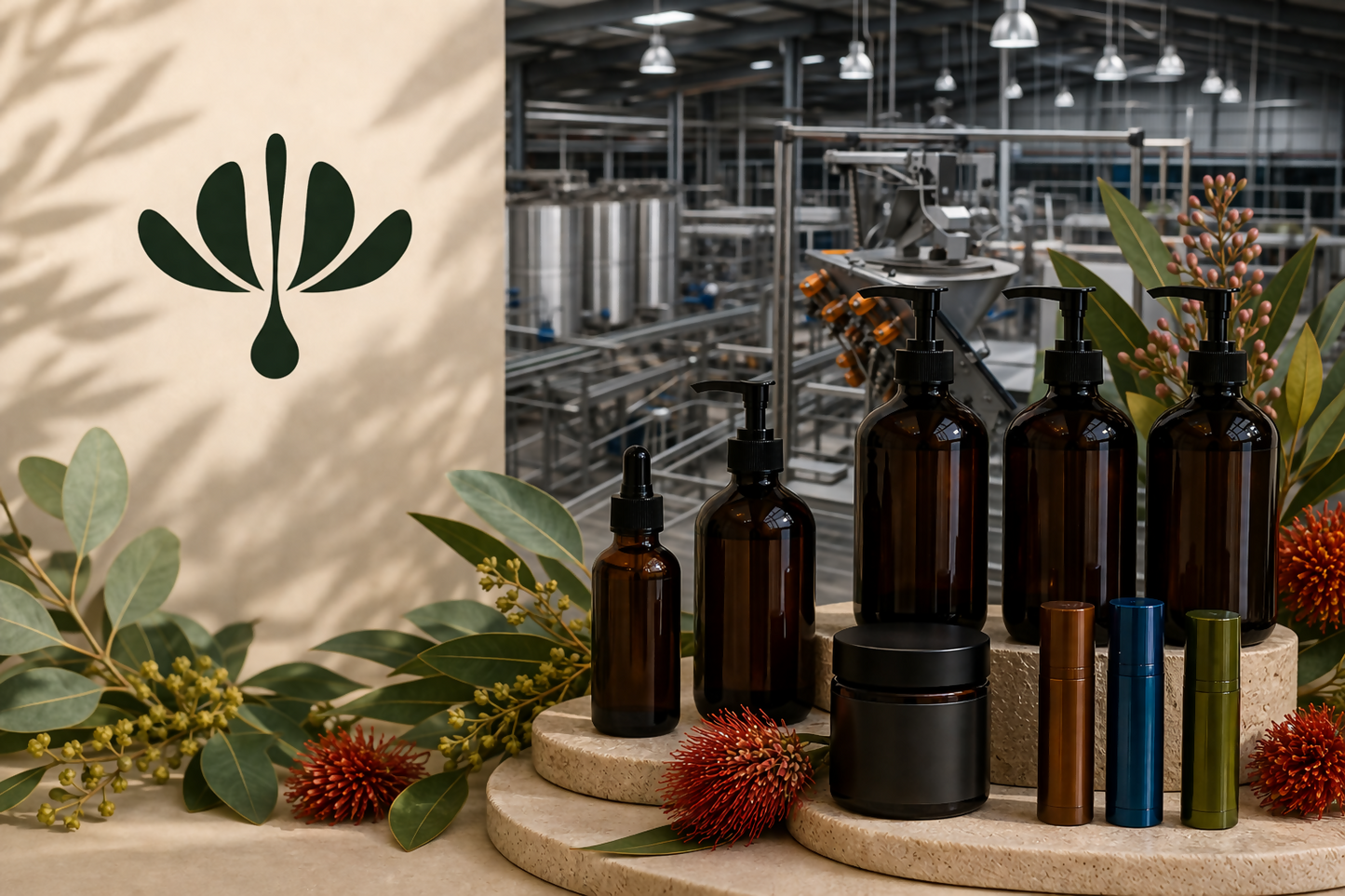 Australian skincare and bodycare manufacturing services by Botany Essentials featuring premium natural products