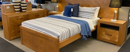 Herringbone Hunter Collection full timber bedroom setting by Flamingo Furniture