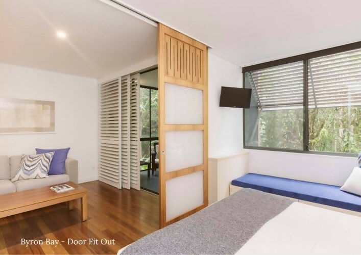 Australian made timber bedroom feature wall by Flamingo Furniture