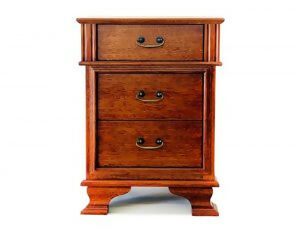Fletcher Collection timber bedside table by Flamingo Furniture