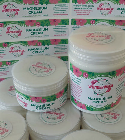 Wonderwerk Big Magnesium Cream 250ml jars