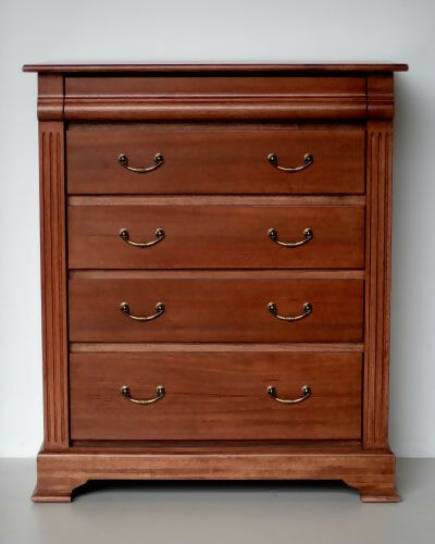 Elmslea Collection Mountain Ash tallboy by Flamingo Furniture