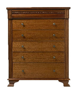 Monet Collection timber tallboy chest by Flamingo Furniture