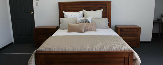 Dallas Collection Australian made timber bed by Flamingo Furniture