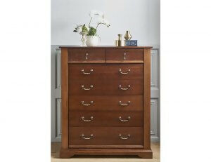 Empire Collection timber tallboy chest of drawers by Flamingo Furniture