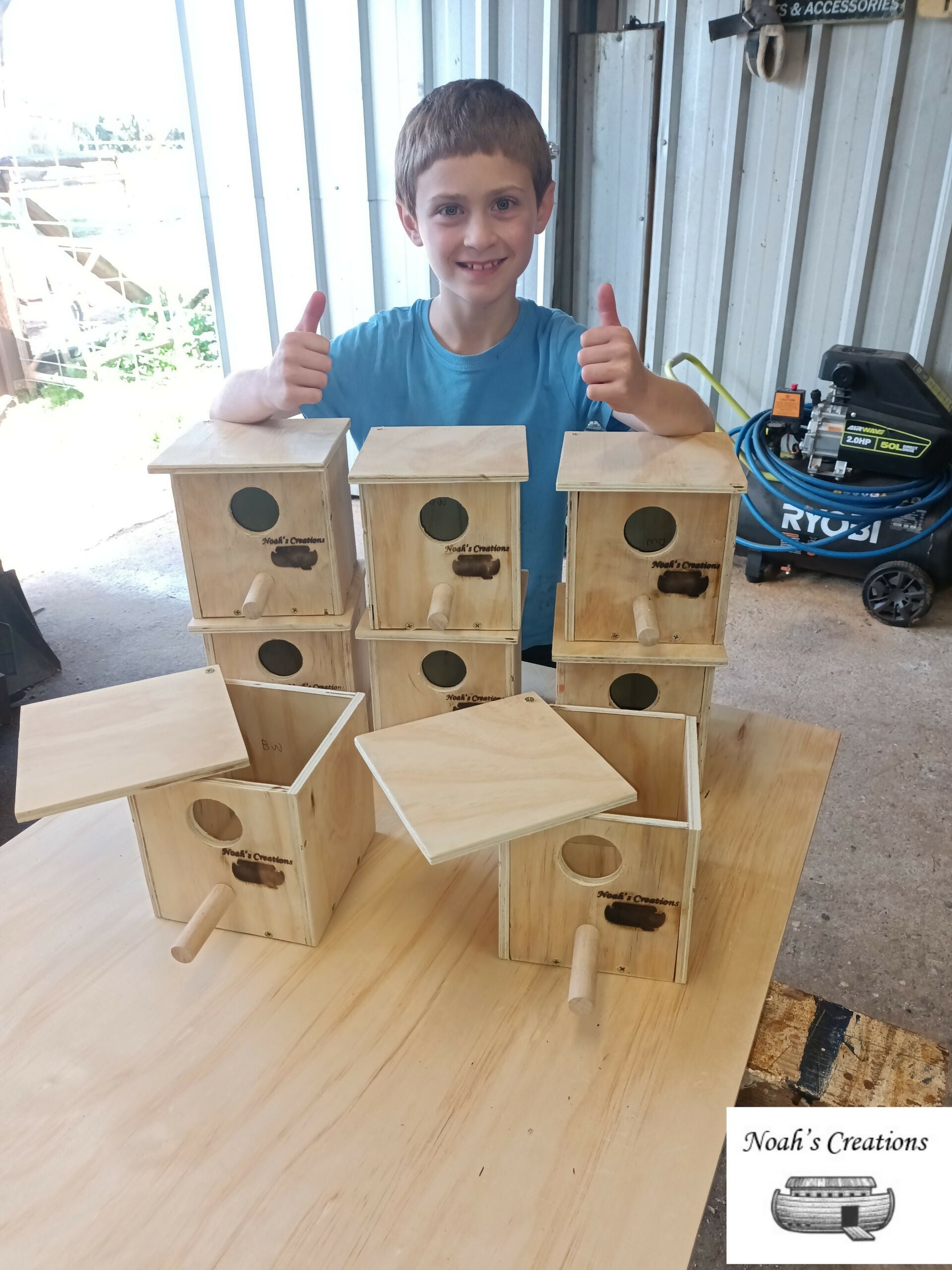 Australian made bird nesting boxes by Noah's Creations