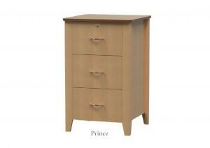 Contemporary light timber bedside table by Flamingo Furniture