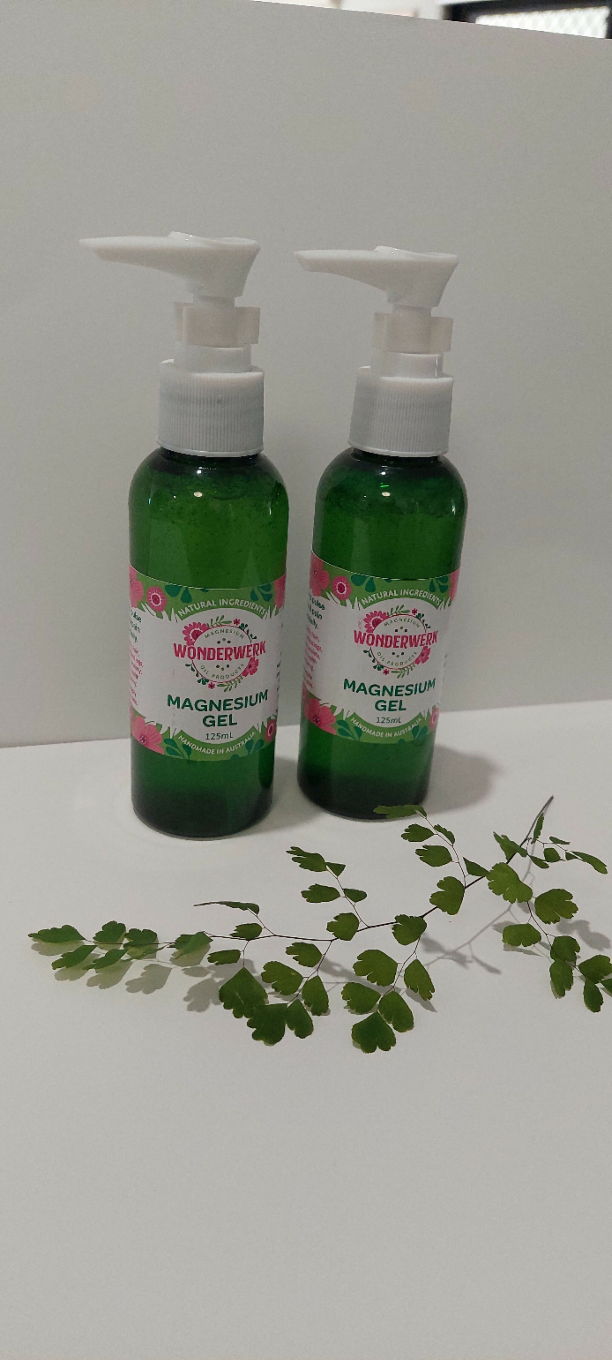 Wonderwerk Magnesium Gel 125ml Twin Pack bottles