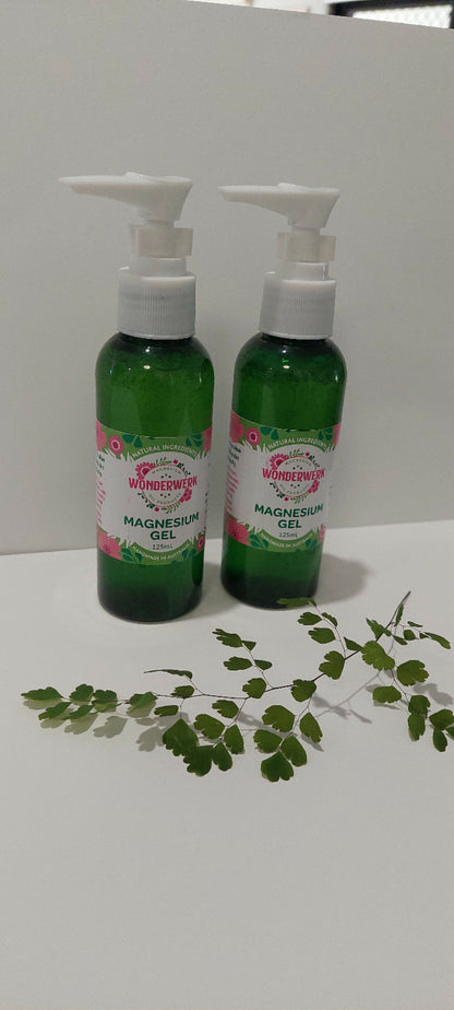 Wonderwerk Magnesium Gel 125ml Twin Pack bottles